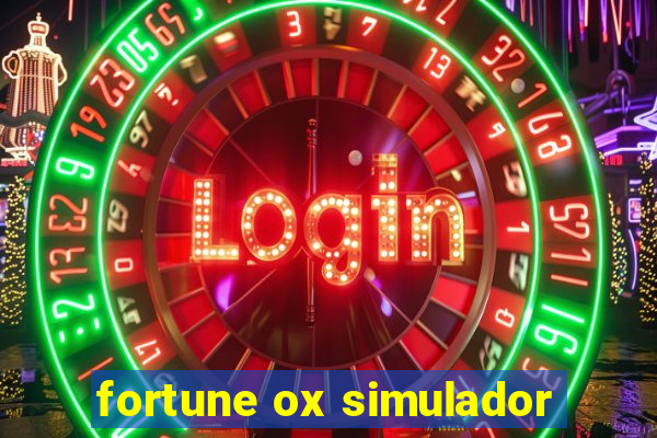 fortune ox simulador